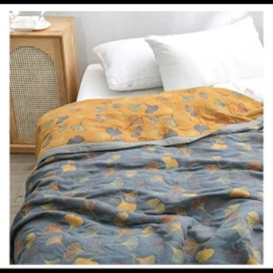 Bladbris Plaid – Naturlig komfort i stilrent design